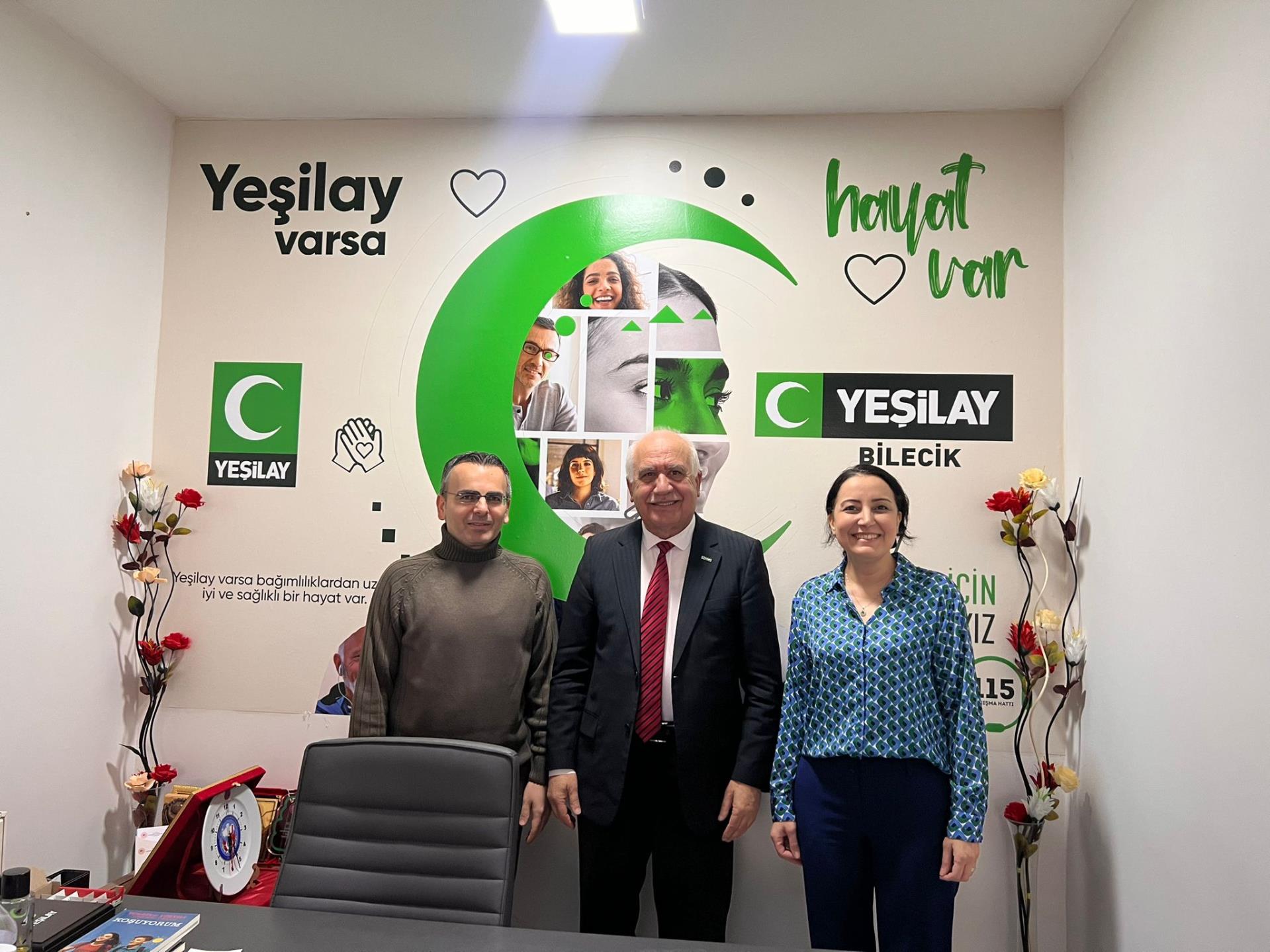 Kariyer Merkezi Koordinatörlüğü’nden Yeşilay’a Ziyaret